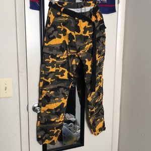 Yellow/Olive Camo Pants